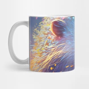 Hedgehog Animal Portrait Painting Wildlife Outdoors Adventure Mug